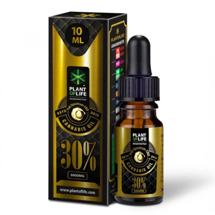 ACEITE DE CBD 30% -10ML-FULL SPECTRUM (PLANT OF LIFE)