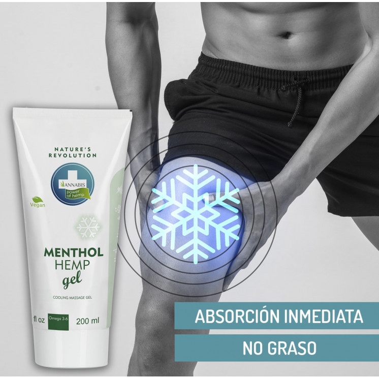 MENTHOL HEMP GEL EFECTO FRIO ·