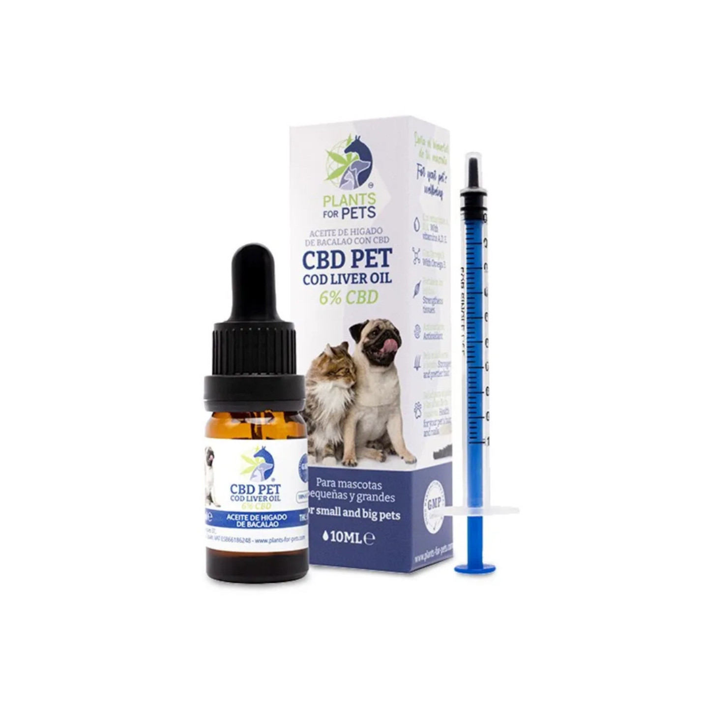 ACEITE DE HÍGADO DE BACALAO CBD 6% 10 ML